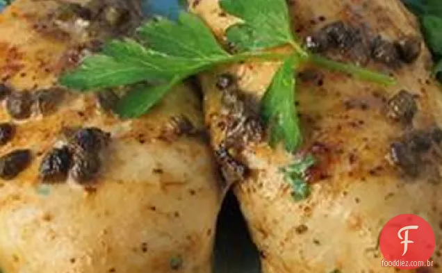 Frango Assado Com Alcaparras