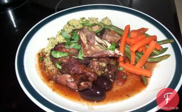 Vinho Tinto-Frango Assado Com Cuscuz