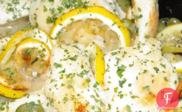 Frango Marbella-Livro De Receitas De Palato De Prata
