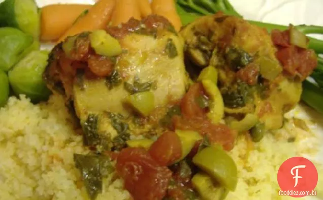 Frango Assado Com Ervas Mediterrâneas