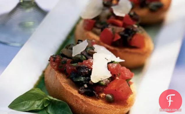Cogumelo e Parmigiano Bruschetta