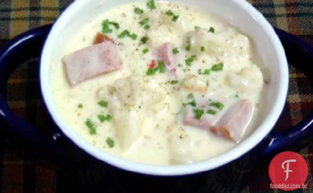 Sopa De Presunto De Couve-Flor