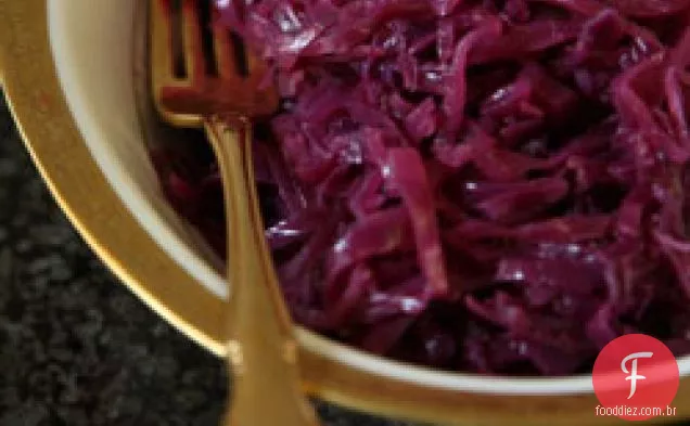 Repolho Roxo Refogado Com Bacon