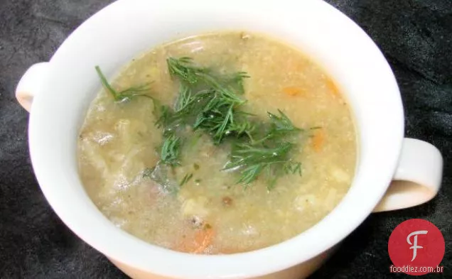 Couve-Flor Assada E Sopa De Endro
