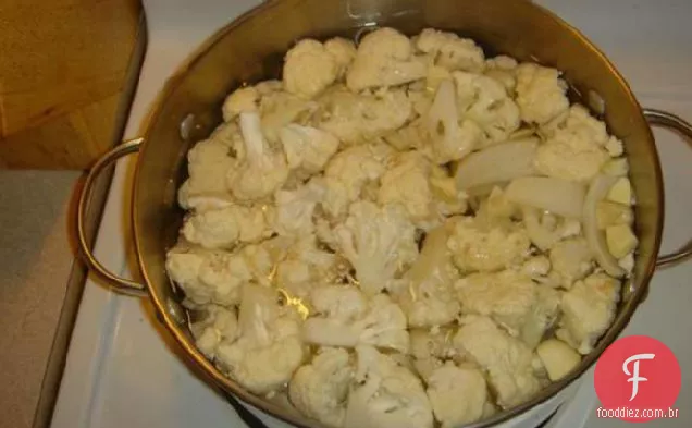 Cheesy Falso Taters / Couve-Flor