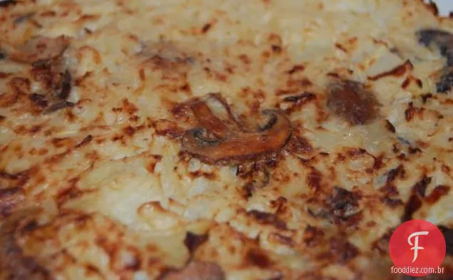 Caçarola De Macarrão De Couve-Flor Com Baixo Teor De Carboidratos