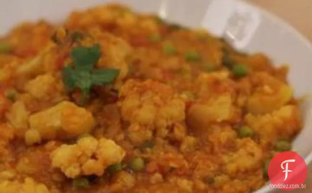 Couve-Flor E Curry De Lentilha Vermelha
