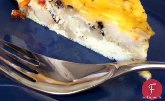 Couve-flor e Torta de tomate seca ao sol / Quiche