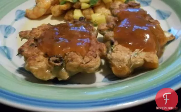Macarrão com couve-flor assada e presunto
