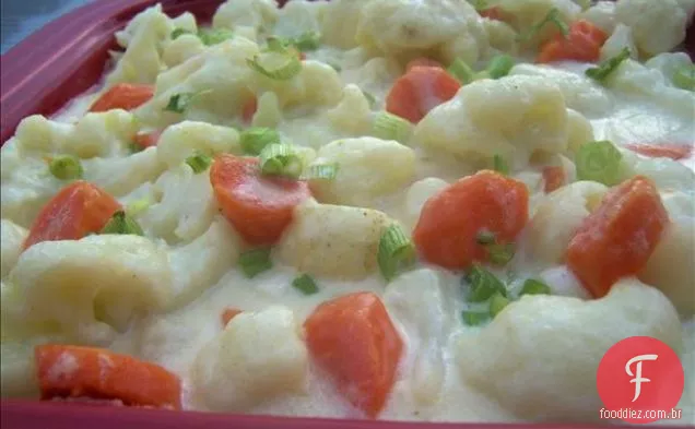 3 C Caçarola Crock-Pot (Frango, Queijo E Couve-Flor)