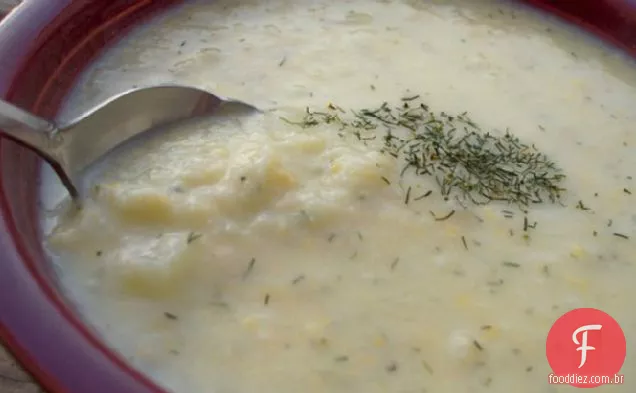 Sopa De Couve-Flor De Queijo
