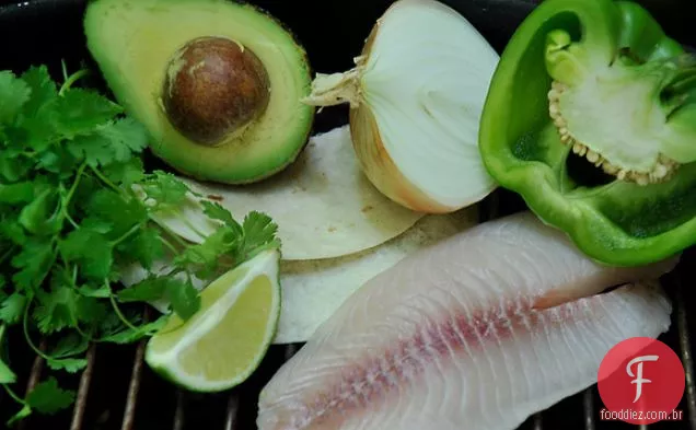 Tacos De Peixe Na Grelha