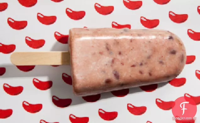 Pops De Gelo De Feijão Vermelho