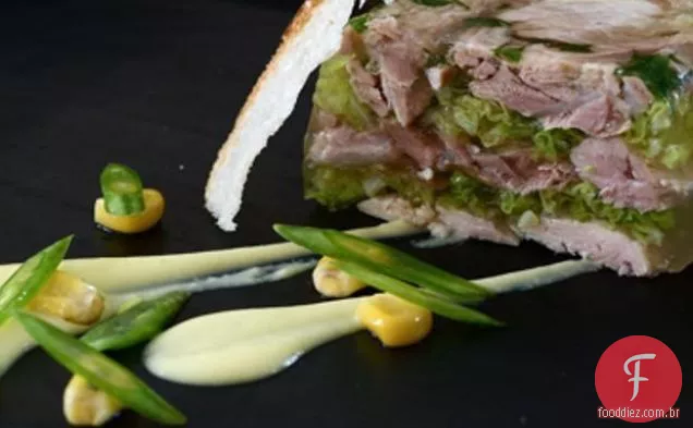 Hog Shank E Savoy Repolho Terrine