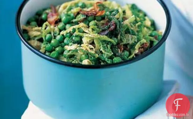 Ervilhas E Repolho Primavera Com Pancetta
