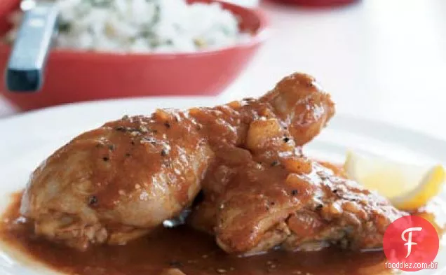 Frango Africano em Molho Vermelho Picante