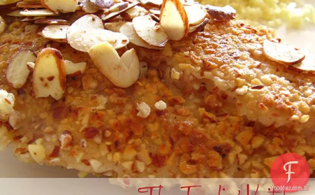 Filetes De Peixe Com Crosta De Amêndoa