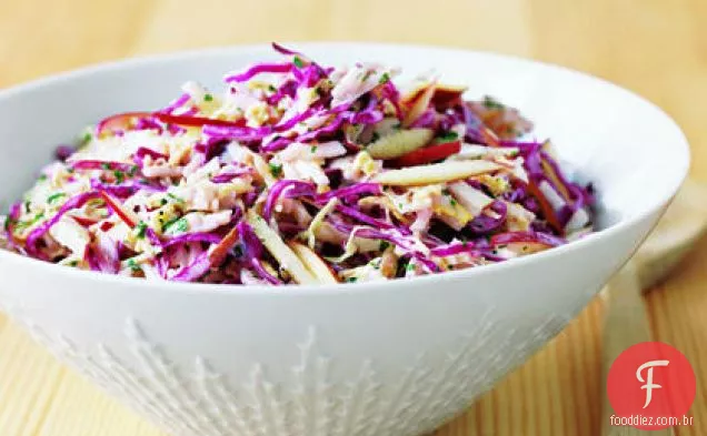 Repolho e maçã Slaw