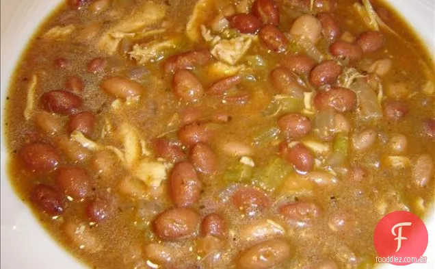 Feijão Fava Com Alho-Poró E Cogumelos