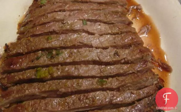 Bife de flanco grelhado da Mary