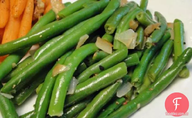 Cebola E Feijão Verde Garlicky