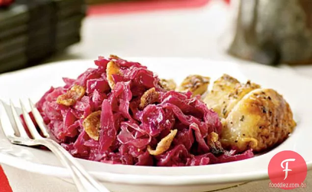 Repolho refogado agridoce (Rotkohl)