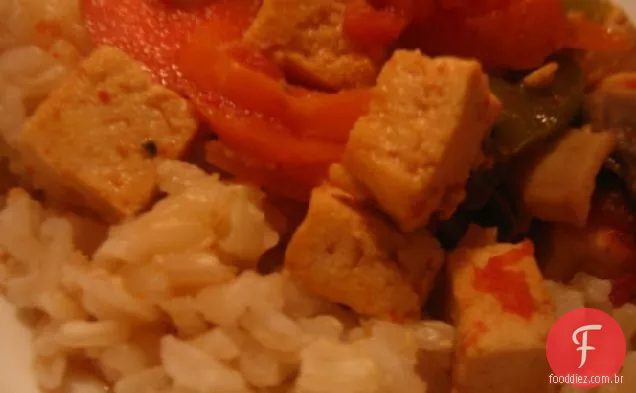 Tofu e fritura vegetal (núcleo Ww)