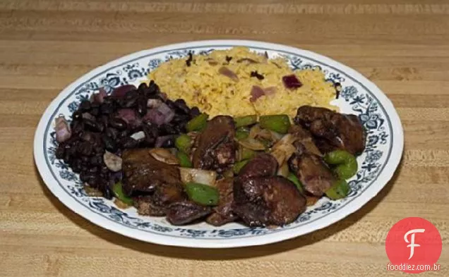 Fígado De Frango Frito Estilo China Y Criolla
