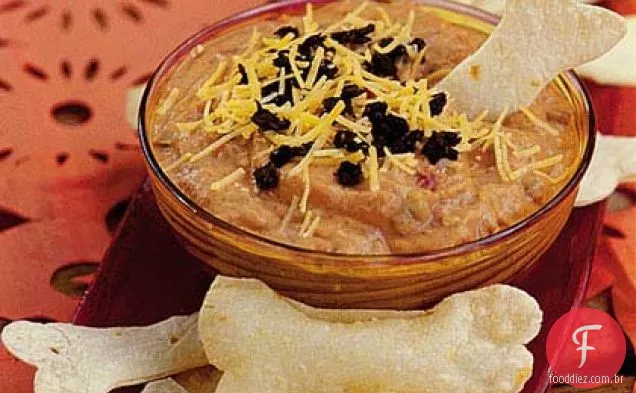 Goblin Dip com biscoitos de osso