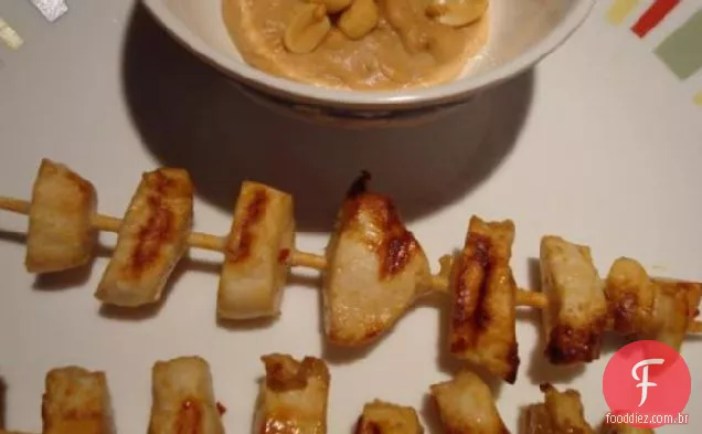 Espetos De Frango Tailandês