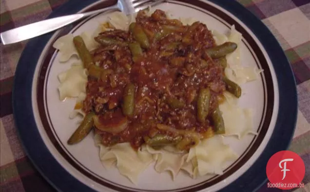 Solo picante carne e feijão