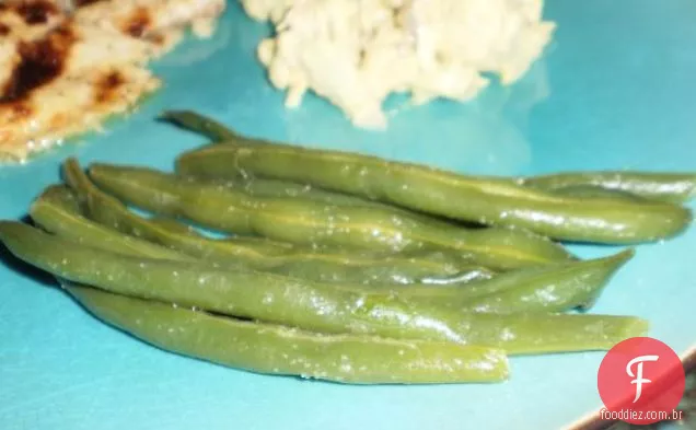 Feijão verde e cenoura com Molho Teriyaki