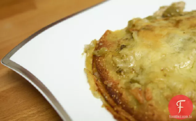 Enchiladas Pote Crock Empilhados