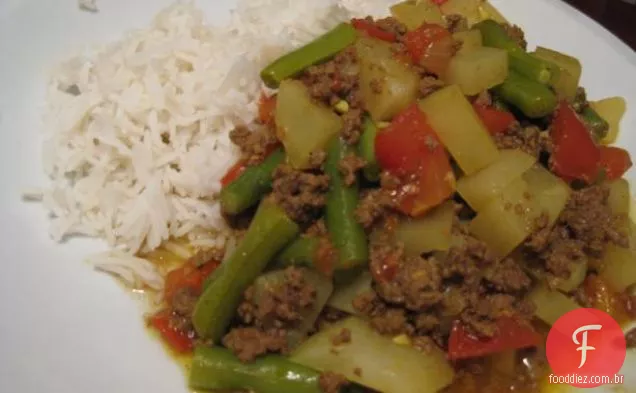 Salada de bife e cogumelo-incrível e simples!