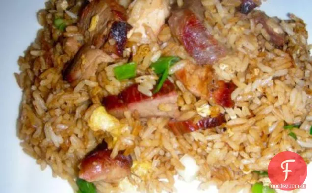 Arroz Frito Com Carne De Porco