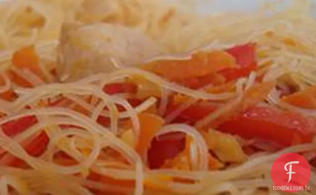 Aletria Rápida Em Estilo Chinês (Macarrão De Arroz)