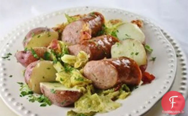 Kielbasa e repolho