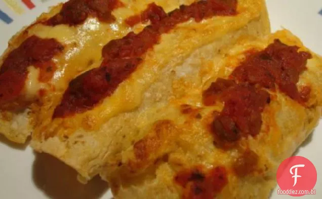 Enchiladas De Feijão Vegetariano