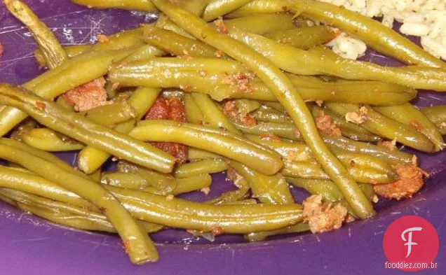 Caçarola de porco e pimenta verde