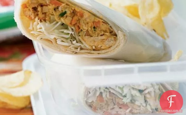 Frango Saté Wraps