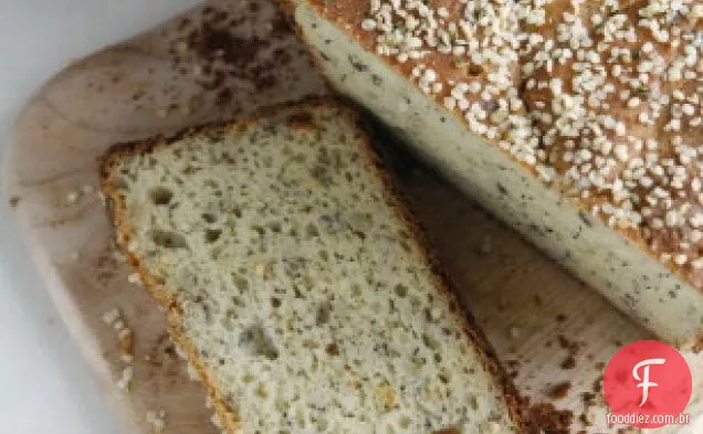 Pão multi-grão (sem glúten, laticínios e sem ovos)