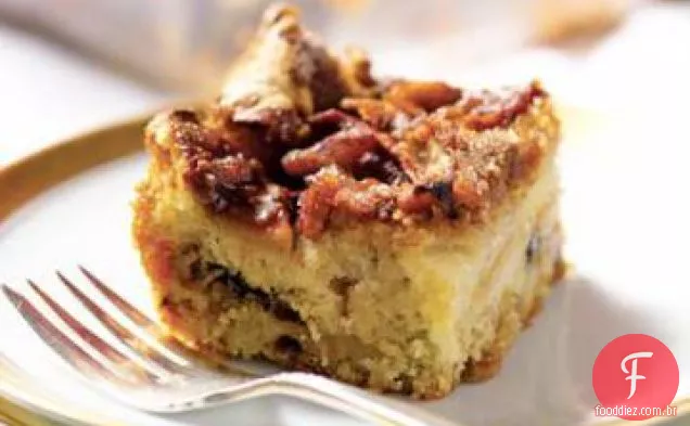 Bolo De Strudel De Maçã Pecan (Sem Glúten)