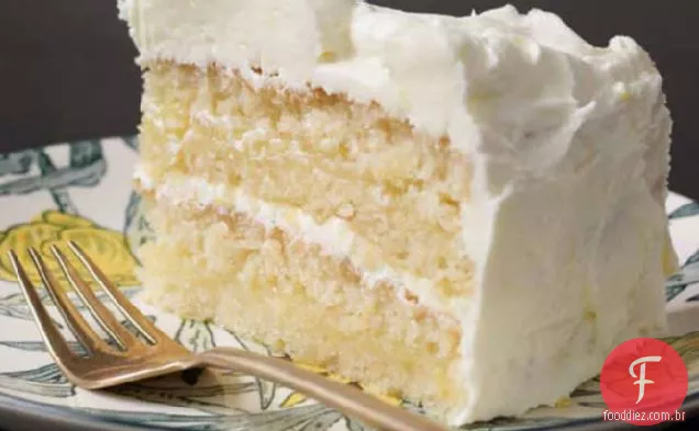 Bolo de camada de limão sem glúten