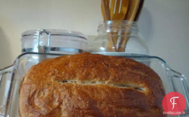 Pão De Centeio Crocante (Máquina De Pão