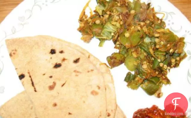 Bhindi Bhaji (Quiabo Recheado Frito)