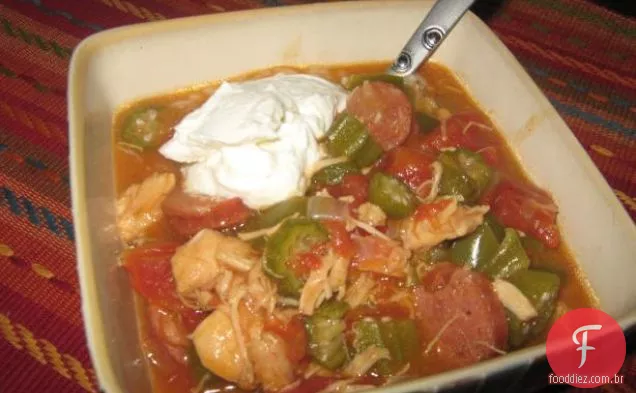 Curry De Quiabo Vegetariano