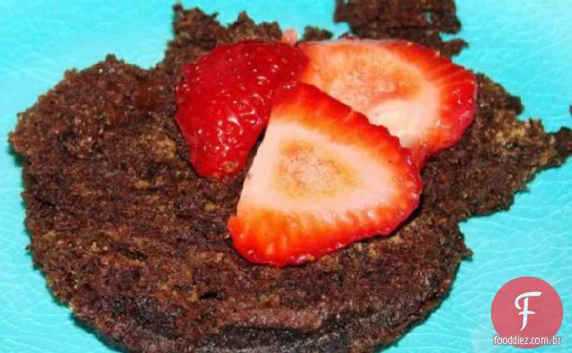 Bolo de chocolate com manteiga de amendoim para um