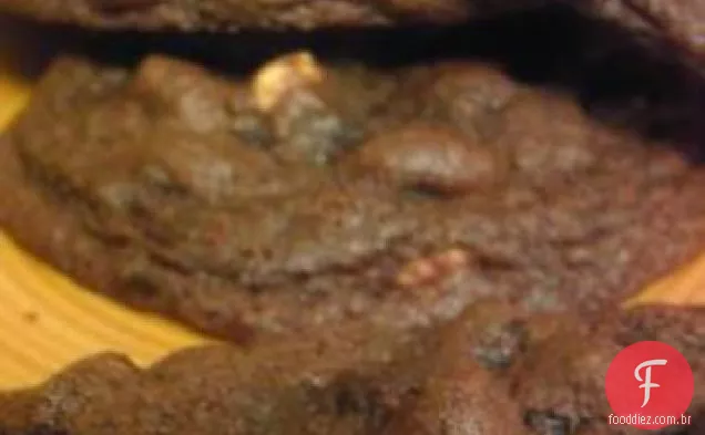 Biscoitos De Manteiga De Amendoim Com Chip De Chocolate Duplo