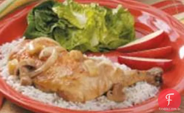 Frango Cominho Com Maçãs