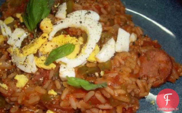 Arroz Espanhol Estilo Churrasco